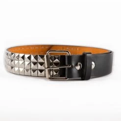 Silver Pyramid Stud Belt