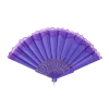 Purple Hand Fan -Fusion Charm Shop Cybershop1491
