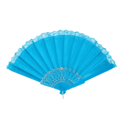 Light Blue Hand Fan