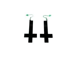 Invert Cross Earrings