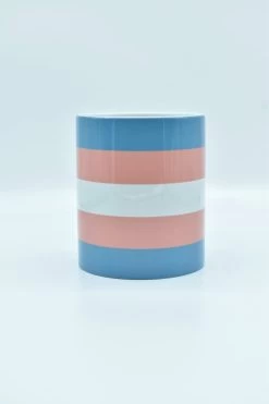 Transgender Pride Flag Coffee Mug -Fusion Charm Shop IMG 1154