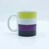 Non-Binary Pride Flag Coffee Mug -Fusion Charm Shop IMG 1167