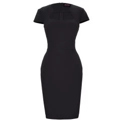 Alicia Pencil Dress – Black
