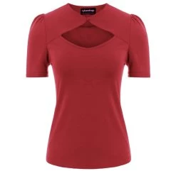 Honey Jersey Top – Red