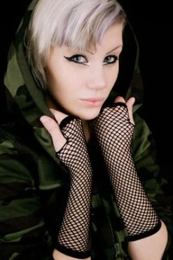 Fishnet Gloves – Black