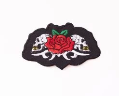 Skulls & Rose Patch