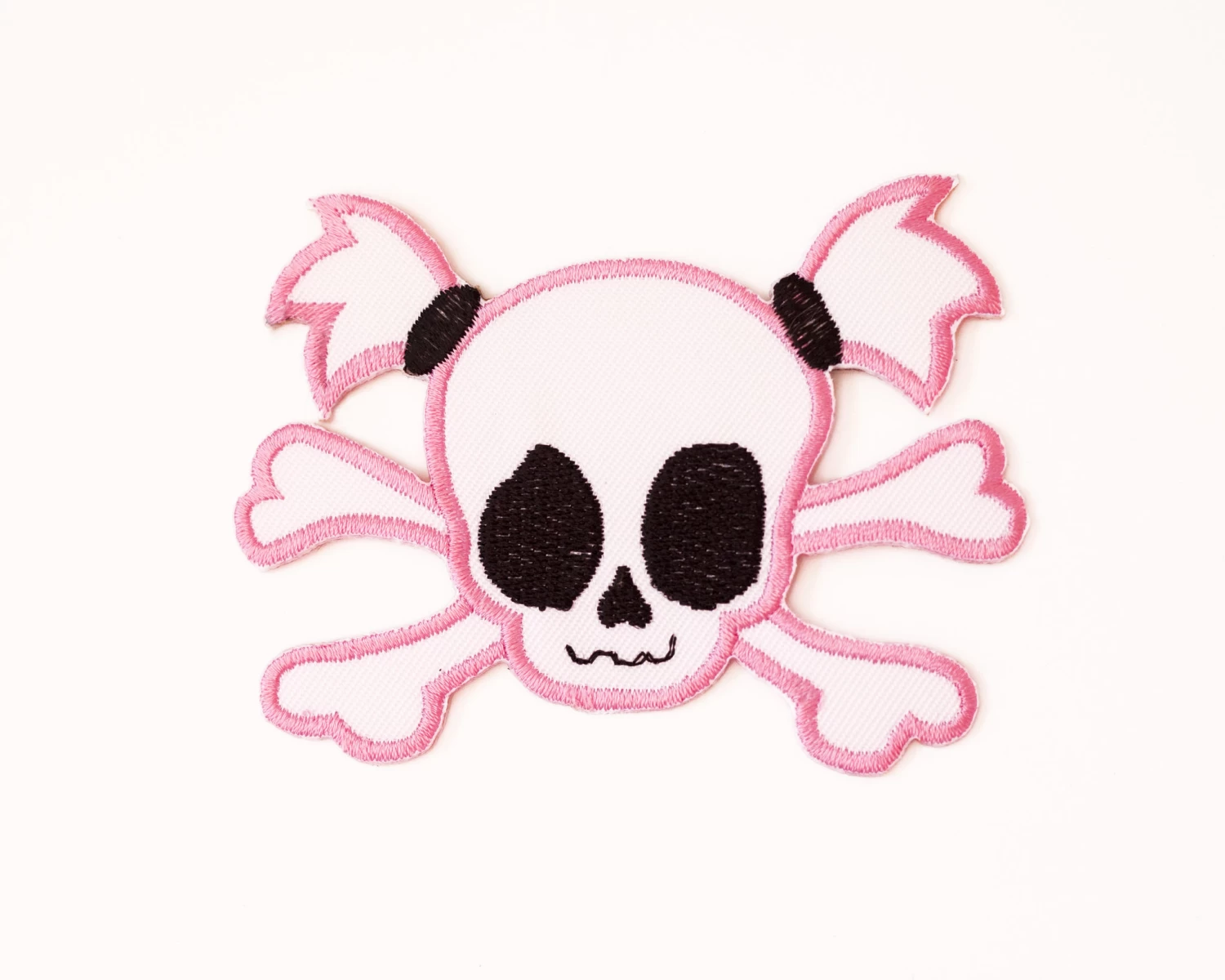 Pink Pigtails Skull Patch 3 Pink Pigtails Skull Patch