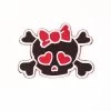 Red Bow & Cross Bones Skull Patch -Fusion Charm Shop IMG 9011 Easy Resize.com