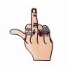 Rude Middle Finger Patch 1 Rude Middle Finger Patch -Fusion Charm Shop IMG 9223 Easy Resize.com