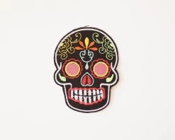 Black Sugar Skull Patch