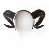 Black Ram Horns Headband 2 Black Ram Horns Headband -Fusion Charm Shop IMG 9912