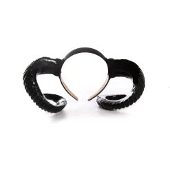 Black Ram Horns Headband 6 Black Ram Horns Headband -Fusion Charm Shop IMG 9914