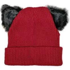 Dark Red Beanie – Cat Ears -Fusion Charm Shop InShot 20220114 112401523