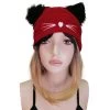 Dark Red Beanie – Cat Ears -Fusion Charm Shop InShot 20220114 140105863