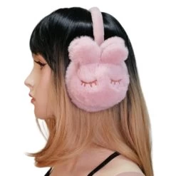Pink Bunny Earmuffs