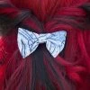 Light Blue Bandana Bow Clip