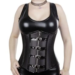 Vixen Black Buckle Underbust Waist Corset -Fusion Charm Shop MG 3083 20copy zpskgoe4tso