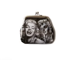 Marilyn Monroe Skull Coin Purse