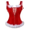 Mrs Claus Red Corset