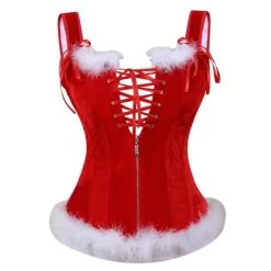 Mrs Claus Red Corset