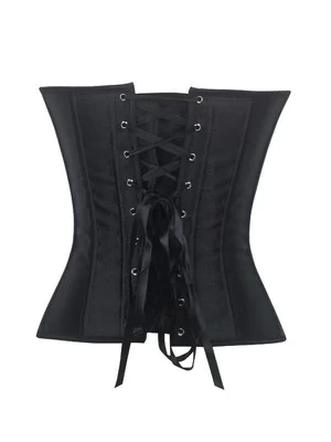 Amber Black And White Lace Patterned Corset 5 Amber Black And White Lace Patterned Corset - Image 3