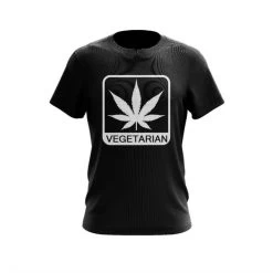 Vegetarian Marijuana Leaf T-Shirt
