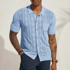 Sonny Collared Shirt – Pastel Blue -Fusion Charm Shop PJ0617S24 04 2XL 7