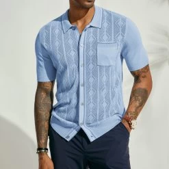 Sonny Collared Shirt – Pastel Blue -Fusion Charm Shop PJ0617S24 04 2XL 8