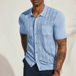 Sonny Collared Shirt – Pastel Blue -Fusion Charm Shop PJ0617S24 04 2XL 9