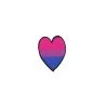 Bisexual Heart Patch 2 Bisexual Heart Patch -Fusion Charm Shop Patch 14 LGBTQ Heart