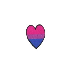 Bisexual Heart Patch