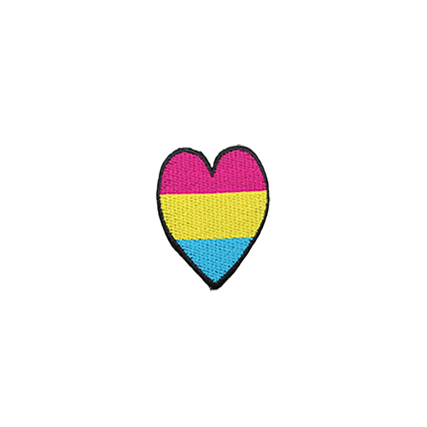 Pansexual Heart Patch 3 Pansexual Heart Patch