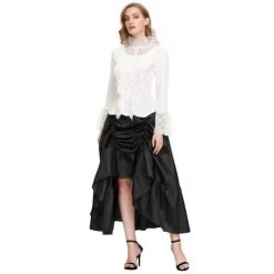 Victoria Ruffle Skirt – Black 15 Victoria Ruffle Skirt – Black -Fusion Charm Shop SL000131 1 L 12