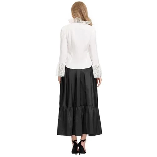 Victoria Ruffle Skirt – Black 9 Victoria Ruffle Skirt – Black - Image 7