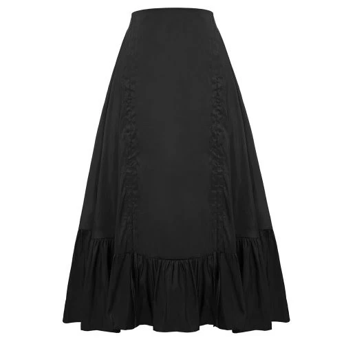Victoria Ruffle Skirt – Black 4 Victoria Ruffle Skirt – Black - Image 2