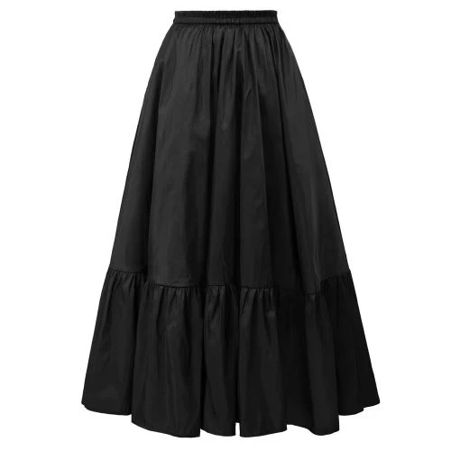Victoria Ruffle Skirt – Black 5 Victoria Ruffle Skirt – Black - Image 3