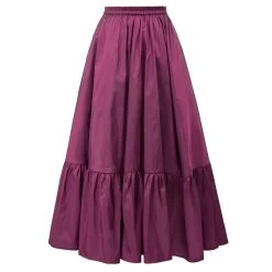 Victoria Ruffle Skirt – Purple 9 Victoria Ruffle Skirt – Purple -Fusion Charm Shop SL000131 3 2XL 2