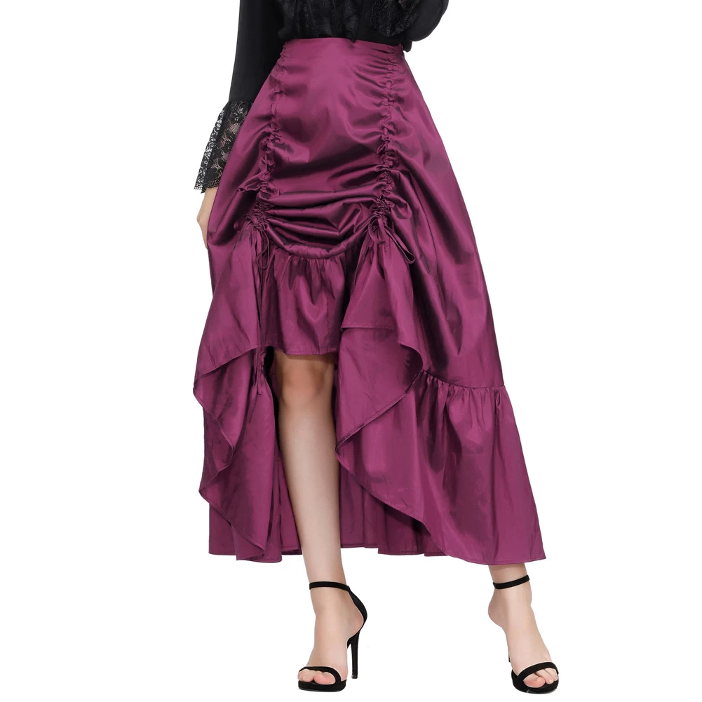 Victoria Ruffle Skirt – Purple 4 Victoria Ruffle Skirt – Purple - Image 2