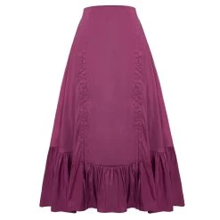 Victoria Ruffle Skirt – Purple 8 Victoria Ruffle Skirt – Purple -Fusion Charm Shop SL000131 3 2XL 8