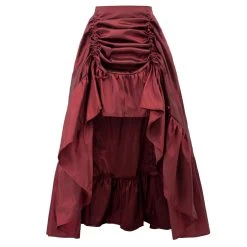 Victoria Ruffle Skirt – Red