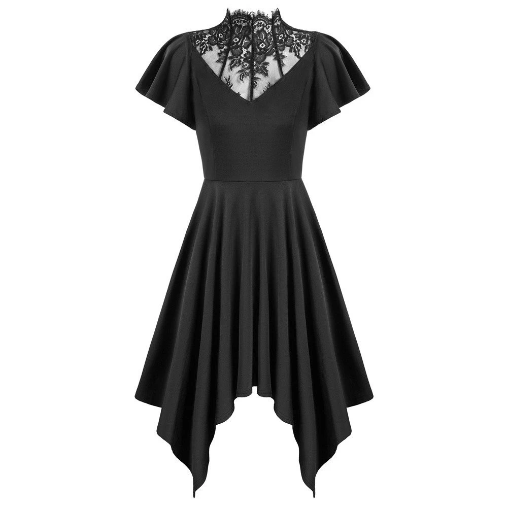 Victoria Lace Neck Dress 4 Victoria Lace Neck Dress - Image 2