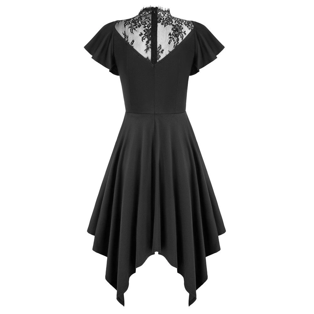 Victoria Lace Neck Dress 5 Victoria Lace Neck Dress - Image 3