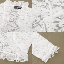 Victoria White Lace Bolero 9 Victoria White Lace Bolero -Fusion Charm Shop SL0344S23 1