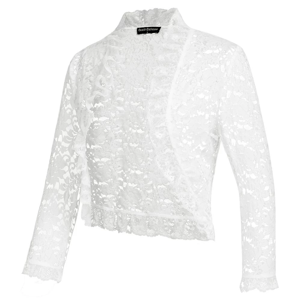 Victoria White Lace Bolero 4 Victoria White Lace Bolero - Image 2