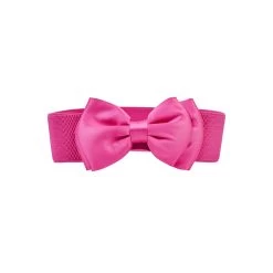 Bonnie Bow Belt – Rose Pink