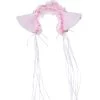 Pink Cat Ear Headband – Long Ribbons -Fusion Charm Shop SPP CyberShop March 43 scaled 1