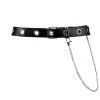 Black Rivet Hole Belt With Chain 1 Black Rivet Hole Belt With Chain -Fusion Charm Shop SPP CyberShop March 49 scaled 1