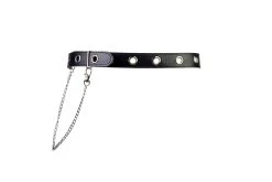 Black Rivet Hole Belt With Chain 5 Black Rivet Hole Belt With Chain -Fusion Charm Shop SPP CyberShop March 50 scaled 1