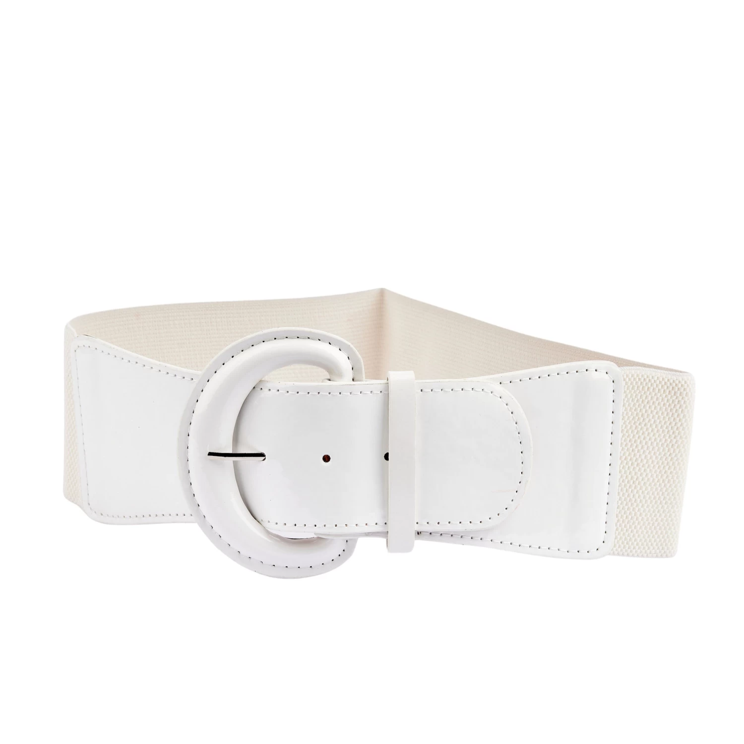 Shiny White Waist Belt 3 Shiny White Waist Belt