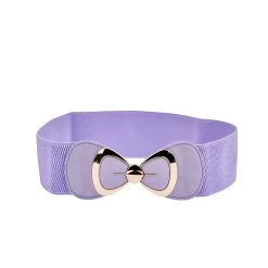 Emma Bow Belt – Purple